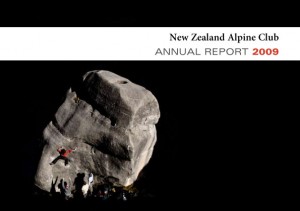 The New Zealand Alpine Club's annual report, 2009